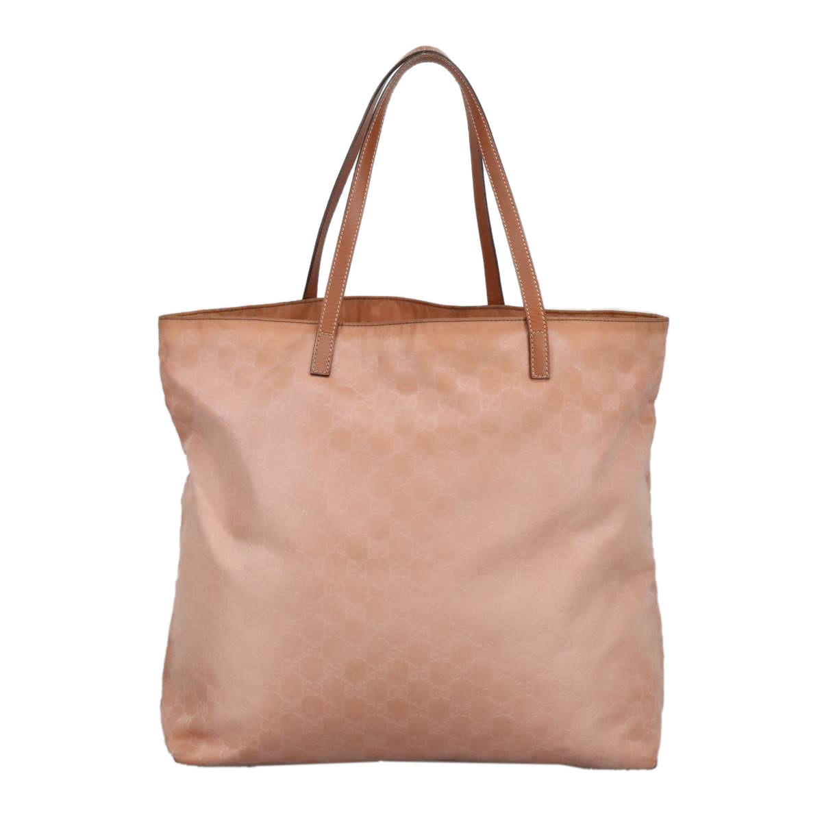 GUCCI GG Canvas Tote Bag Gold Pink 295252 Auth 100343 - 0