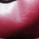 Christian Dior Honeycomb Canvas Shoulder Bag Red Gold Auth 100345-17