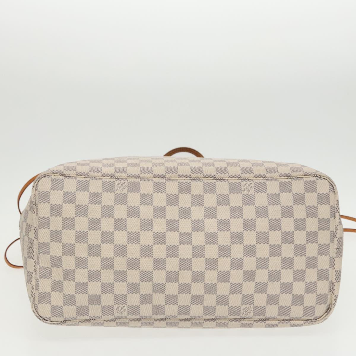 LOUIS VUITTON Damier Azur Neverfull GM Tote Bag N41360 LV Auth 100358