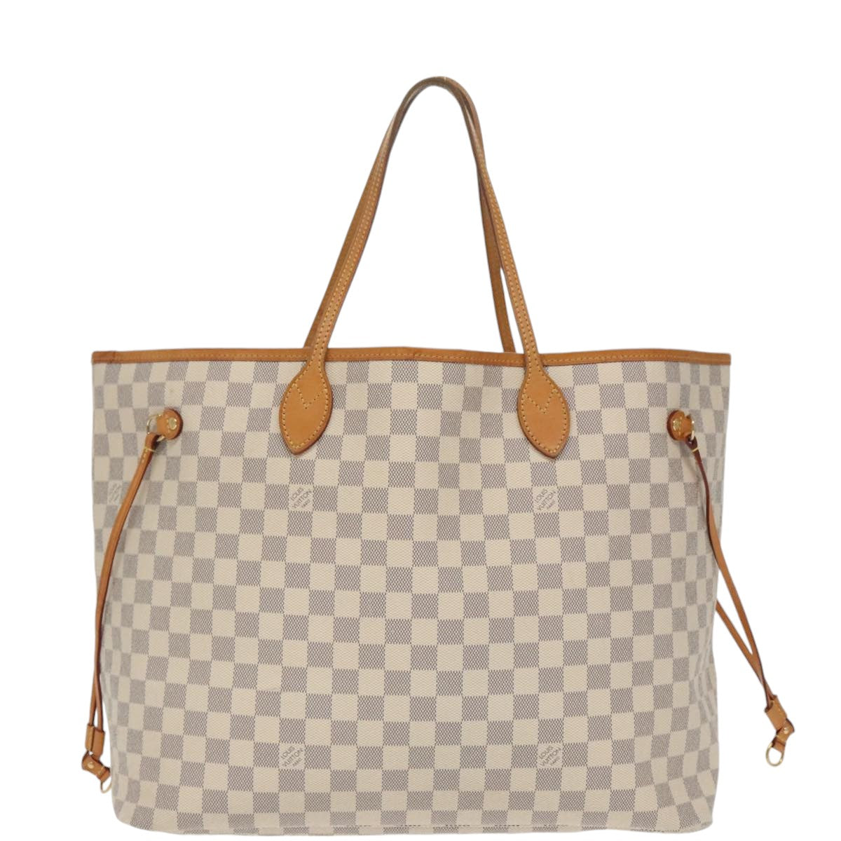 LOUIS VUITTON Damier Azur Neverfull GM Tote Bag N41360 LV Auth 100358