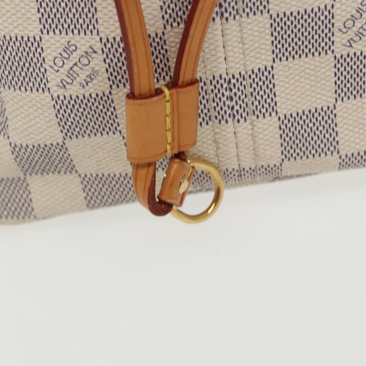 LOUIS VUITTON Damier Azur Neverfull GM Tote Bag N41360 LV Auth 100358