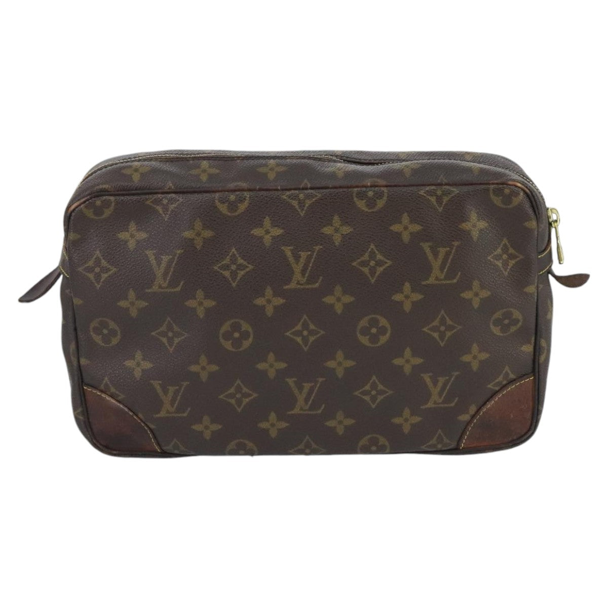 LOUIS VUITTON Monogram Compiegne 28 Clutch Bag M51845 LV Auth 100367 - 0