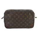 LOUIS VUITTON Monogram Compiegne 28 Clutch Bag M51845 LV Auth 100367-2