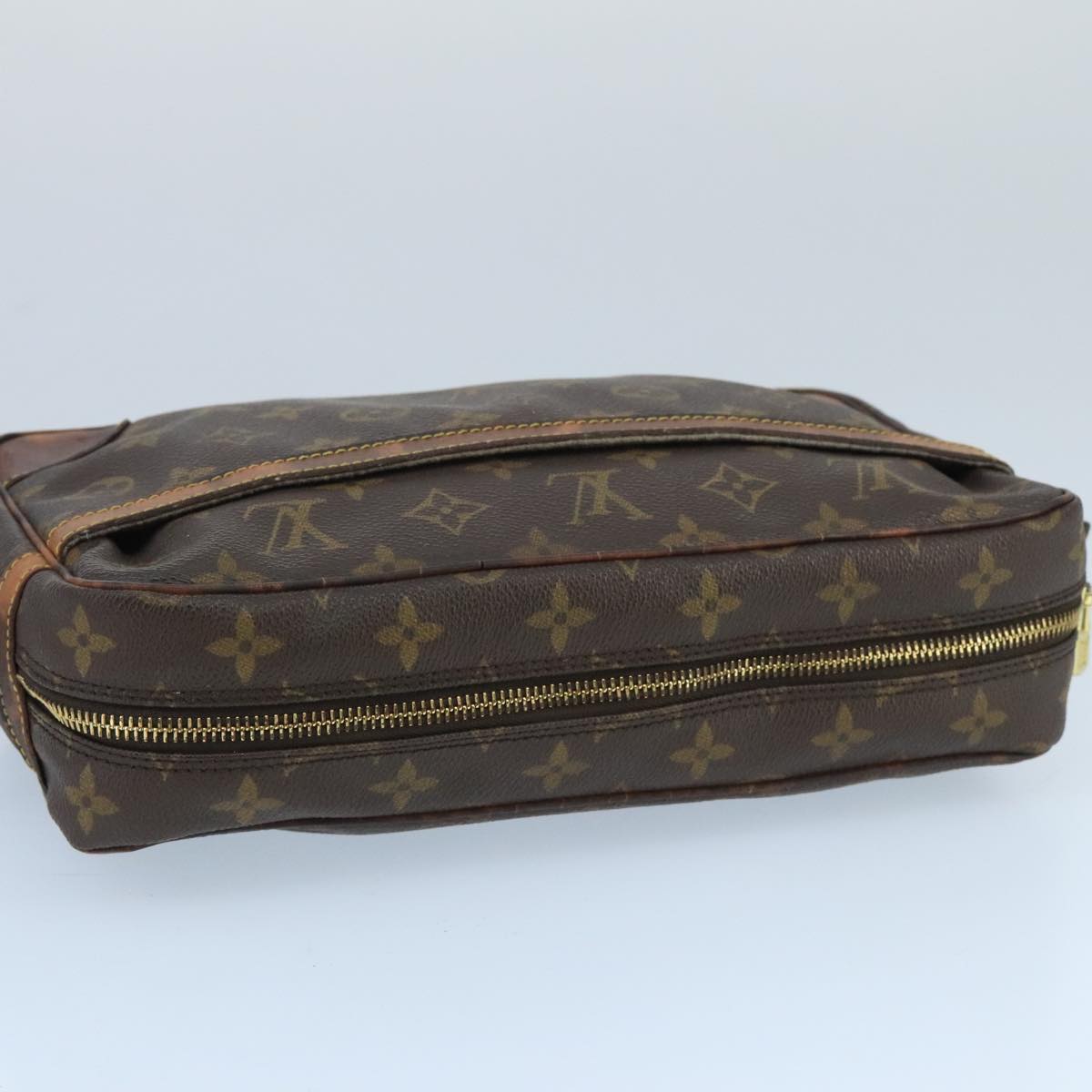 LOUIS VUITTON Monogram Compiegne 28 Clutch Bag M51845 LV Auth 100367