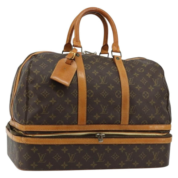 LOUIS VUITTON Monogram Sac Sports Boston Bag M41444 LV Auth 100368