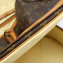 LOUIS VUITTON Monogram Sac Sports Boston Bag M41444 LV Auth 100368-26