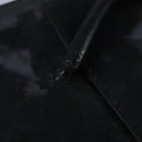 Miu Miu Hand Bag Leather Black Silver Auth 100389-10