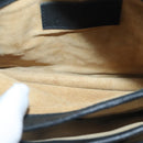 Miu Miu Hand Bag Leather Black Silver Auth 100389-20