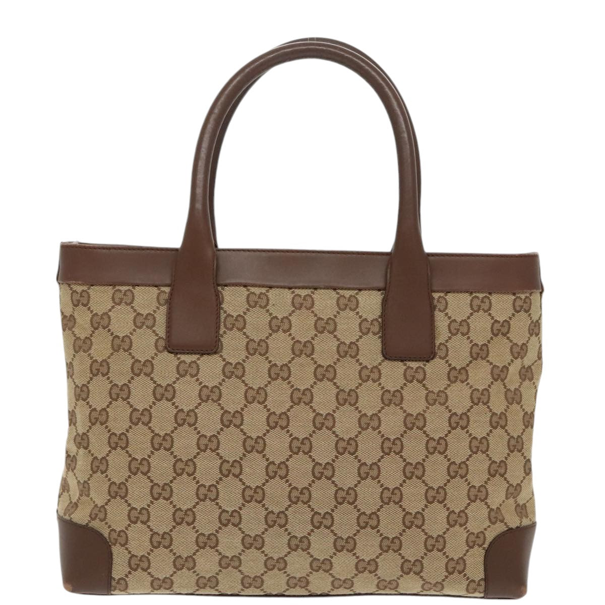 GUCCI GG Canvas Tote Bag Beige 002 1119 Auth 100393 - 0