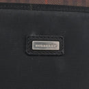 BURBERRY Shoulder Bag Nylon Black Silver Auth 100414-17