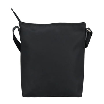 BURBERRY Shoulder Bag Nylon Black Silver Auth 100414 - 0
