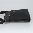 BURBERRY Shoulder Bag Nylon Black Silver Auth 100414-4