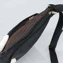 BURBERRY Shoulder Bag Nylon Black Silver Auth 100414-6