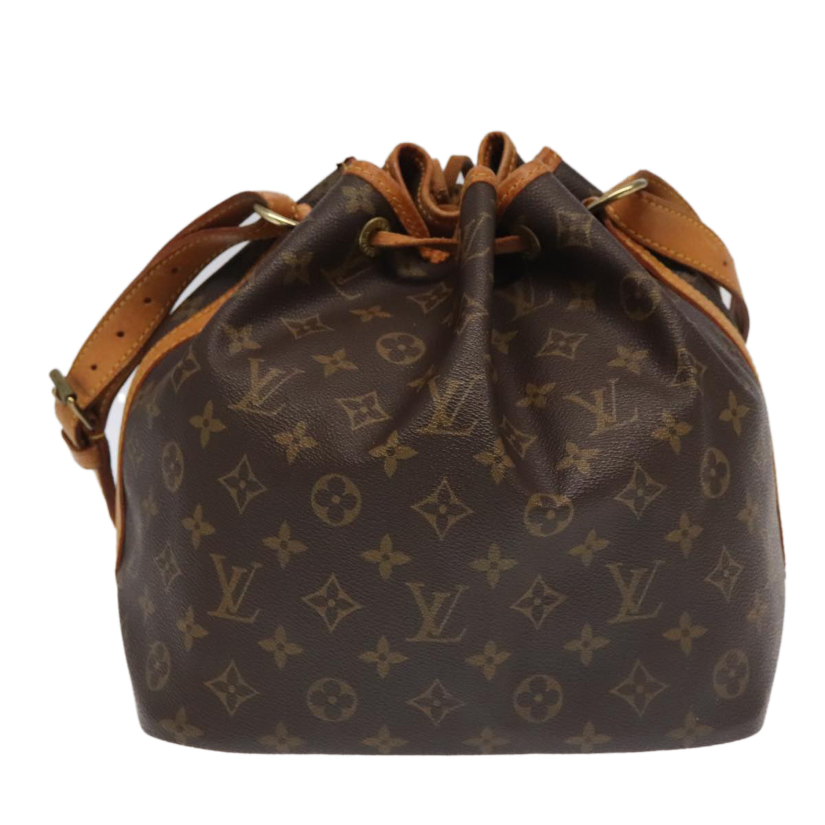 LOUIS VUITTON Monogram Petit Noe Shoulder Bag M42226 LV Auth 100422