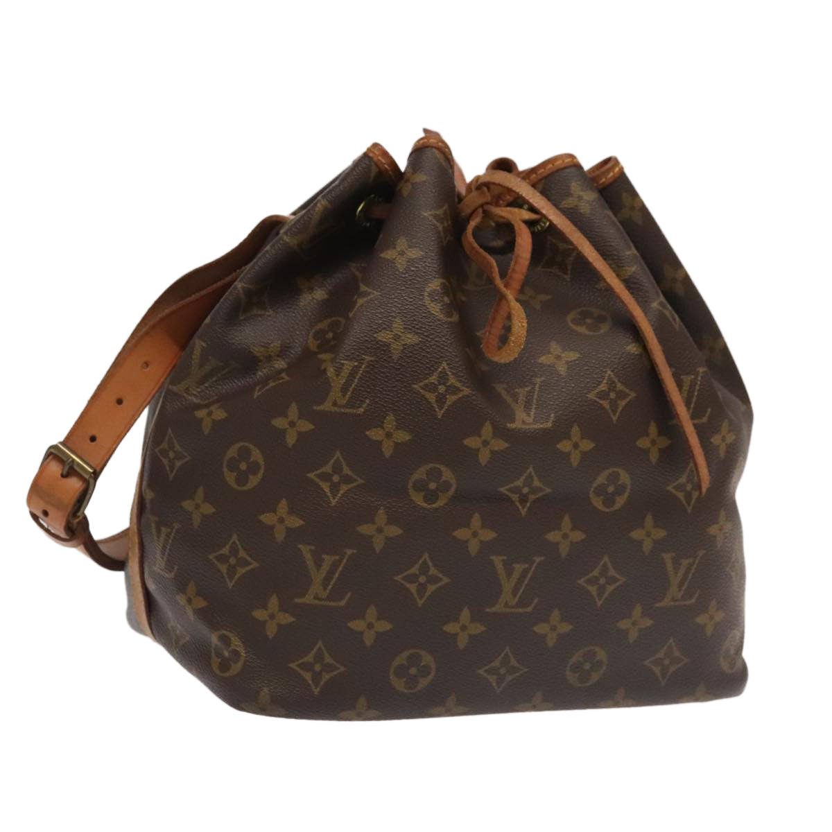 LOUIS VUITTON Monogram Petit Noe Shoulder Bag M42226 LV Auth 100423