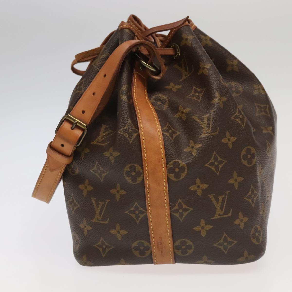 LOUIS VUITTON Monogram Petit Noe Shoulder Bag M42226 LV Auth 100423