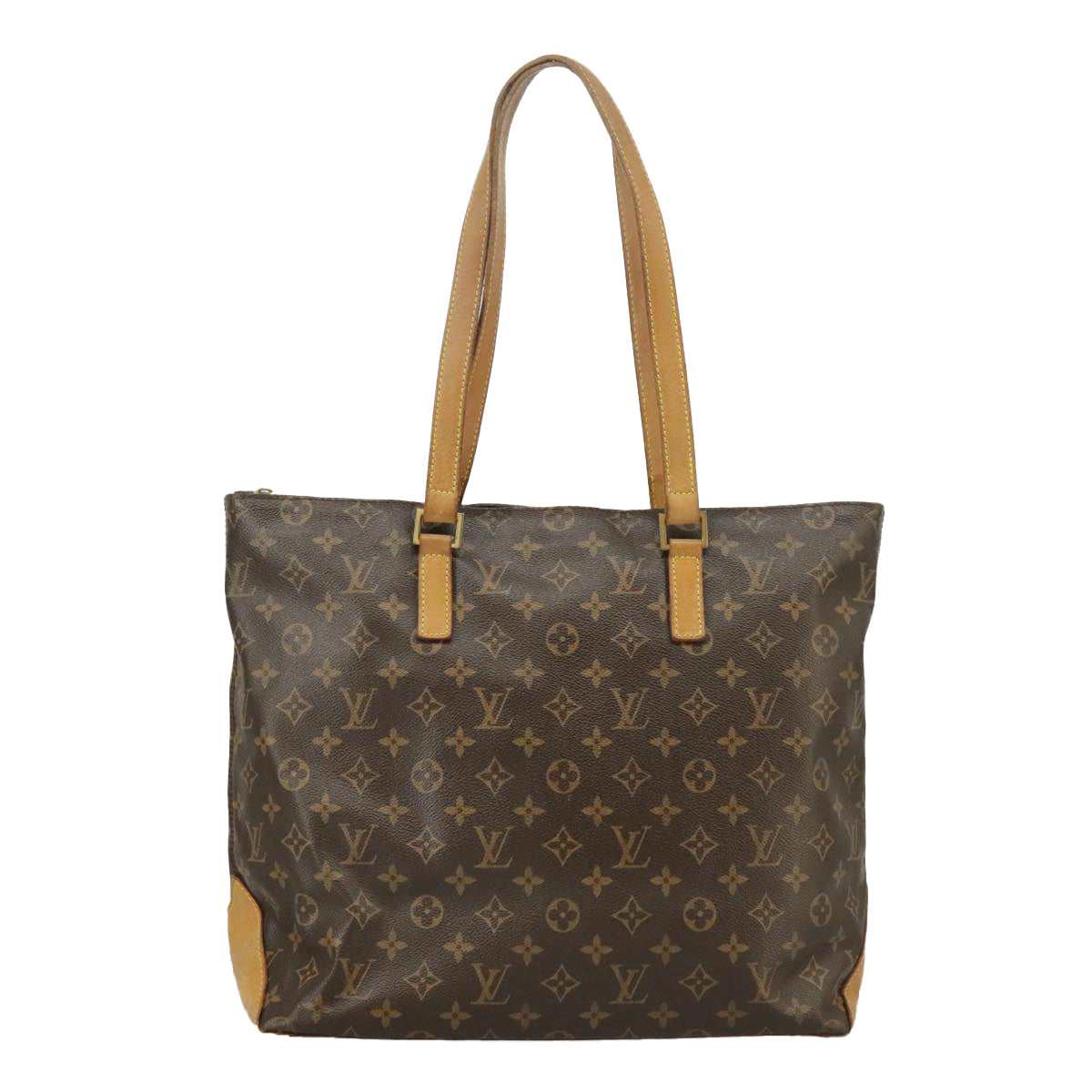 LOUIS VUITTON Monogram Cabas Mezzo Tote Bag M51151 LV Auth 100429