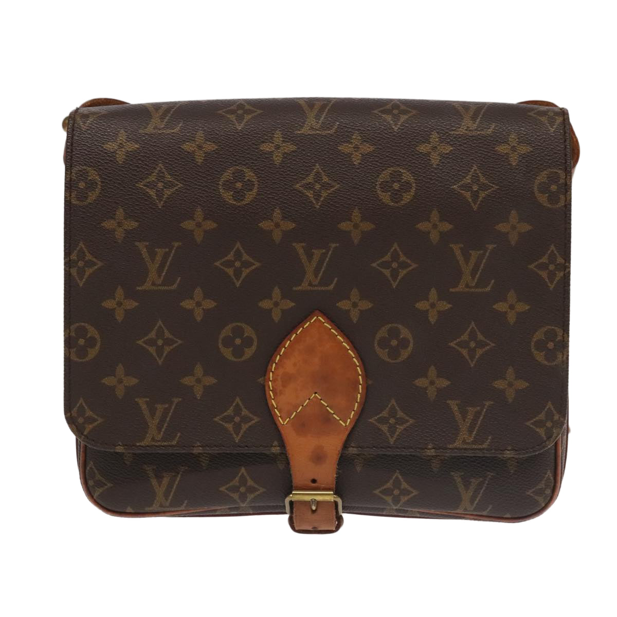 LOUIS VUITTON Monogram Cartouchiere GM Shoulder Bag M51252 LV Auth 100431 - 0