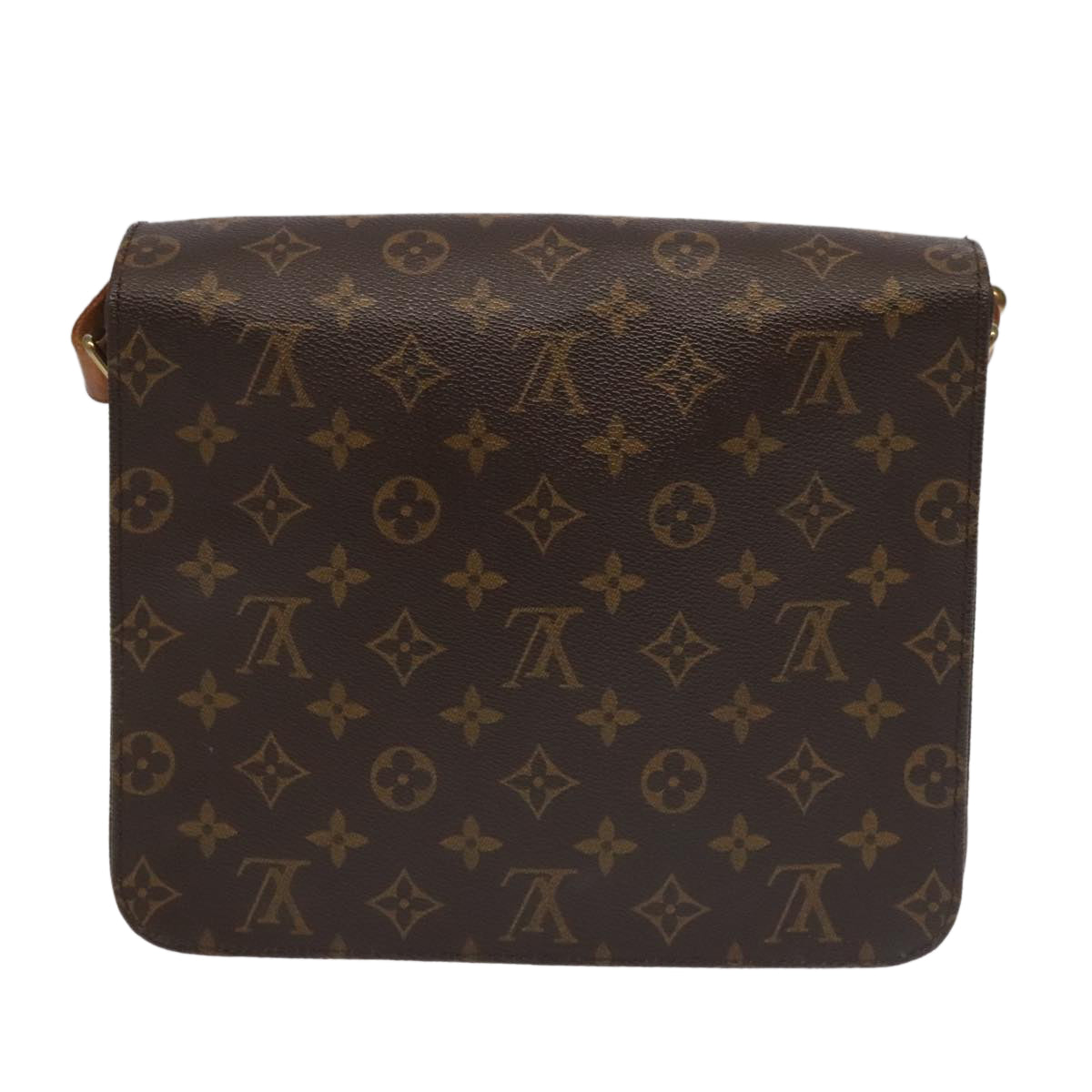 LOUIS VUITTON Monogram Cartouchiere GM Shoulder Bag M51252 LV Auth 100431