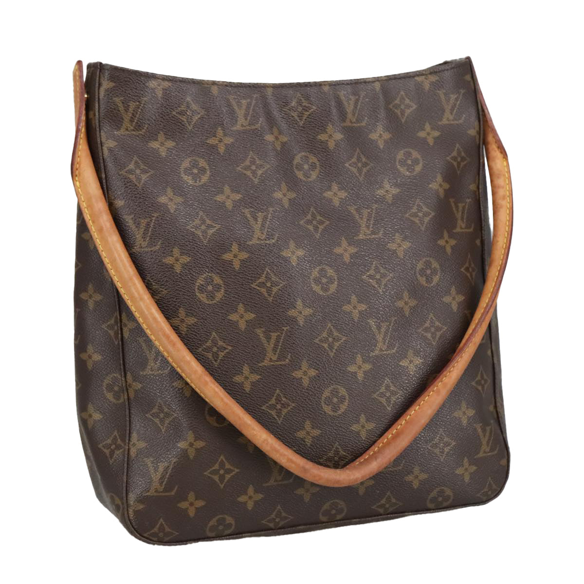 LOUIS VUITTON Monogram Looping GM Shoulder Bag M51145 LV Auth 100435