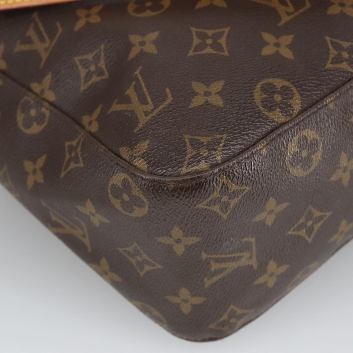 LOUIS VUITTON Monogram Looping GM Shoulder Bag M51145 LV Auth 100435