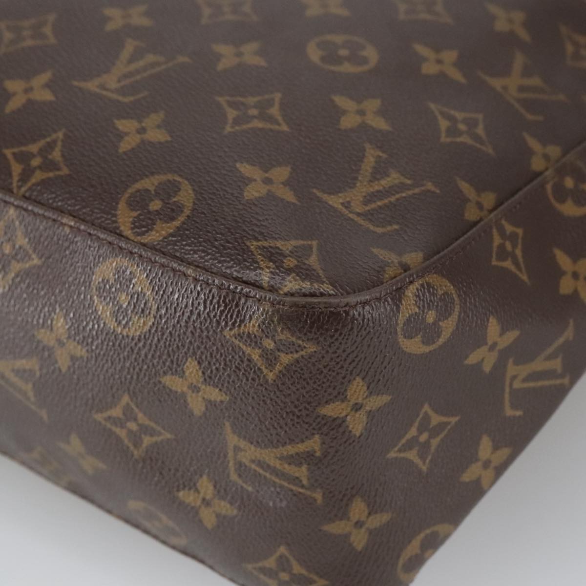 LOUIS VUITTON Monogram Looping GM Shoulder Bag M51145 LV Auth 100435