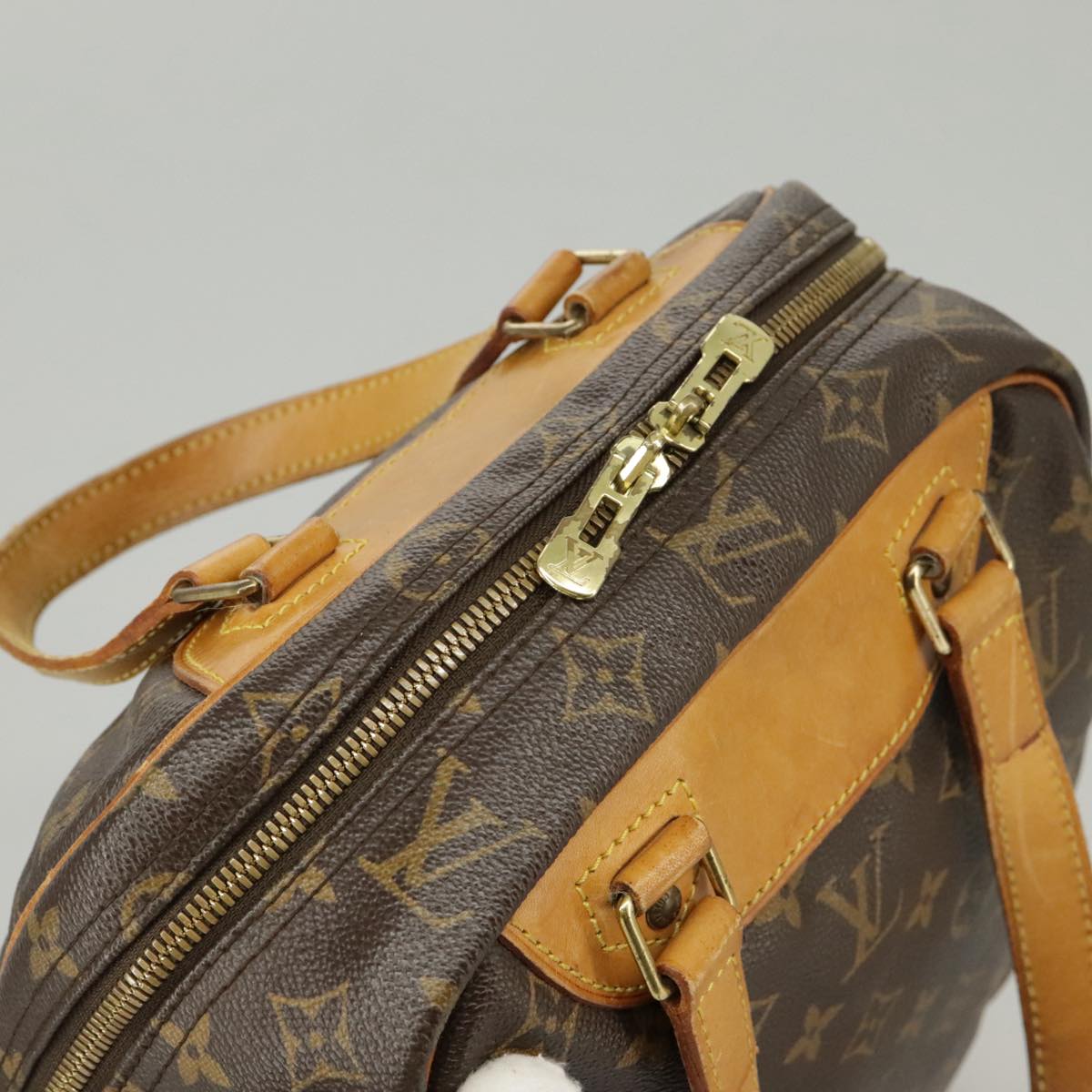 LOUIS VUITTON Monogram Excursion Hand Bag M41450 LV Auth 100436