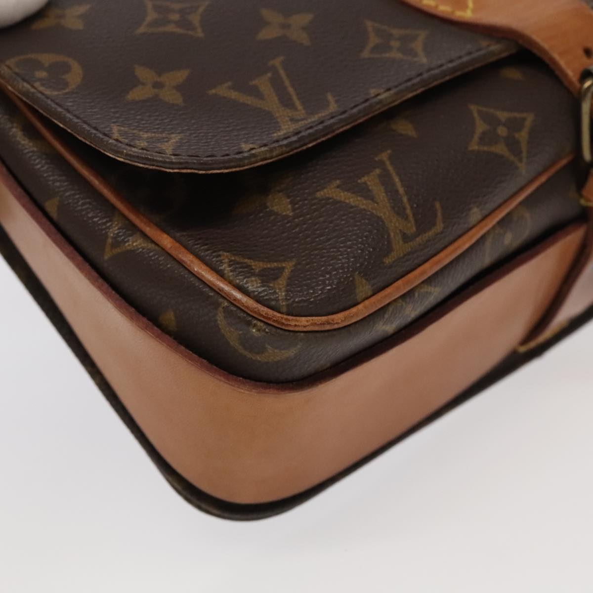 LOUIS VUITTON Monogram Cartouchiere GM Shoulder Bag M51252 LV Auth 100439