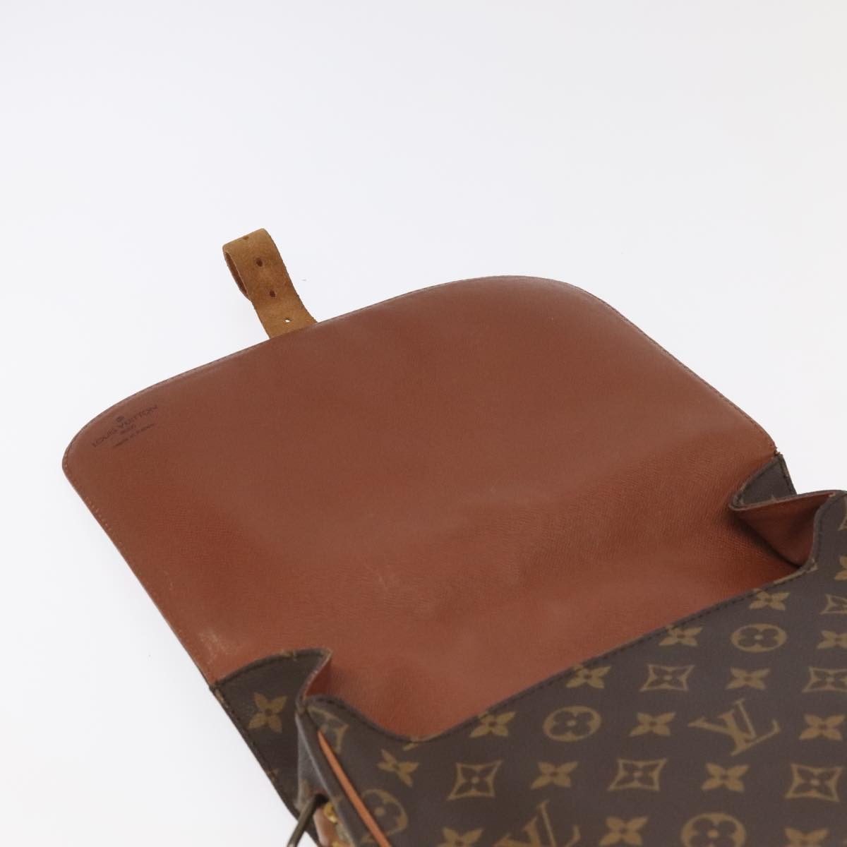 LOUIS VUITTON Monogram Cartouchiere GM Shoulder Bag M51252 LV Auth 100439