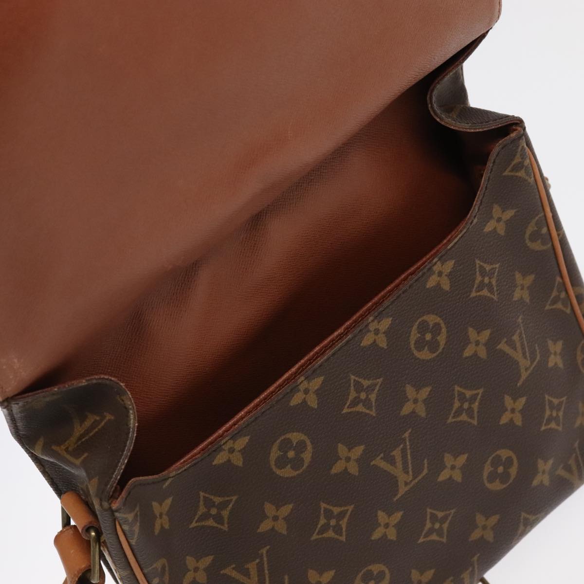 LOUIS VUITTON Monogram Cartouchiere GM Shoulder Bag M51252 LV Auth 100439