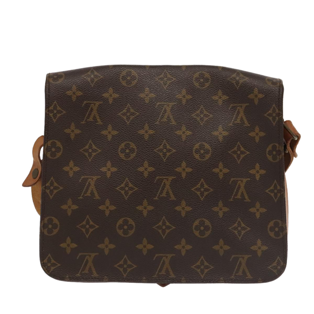 LOUIS VUITTON Monogram Cartouchiere GM Shoulder Bag M51252 LV Auth 100439