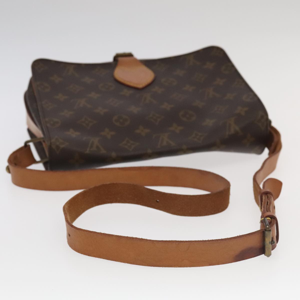 LOUIS VUITTON Monogram Cartouchiere GM Shoulder Bag M51252 LV Auth 100439