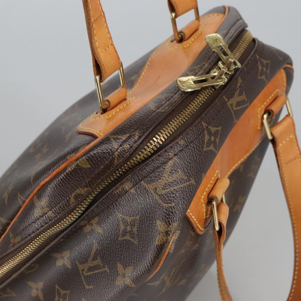 LOUIS VUITTON Monogram Excursion Hand Bag M41450 LV Auth 100440