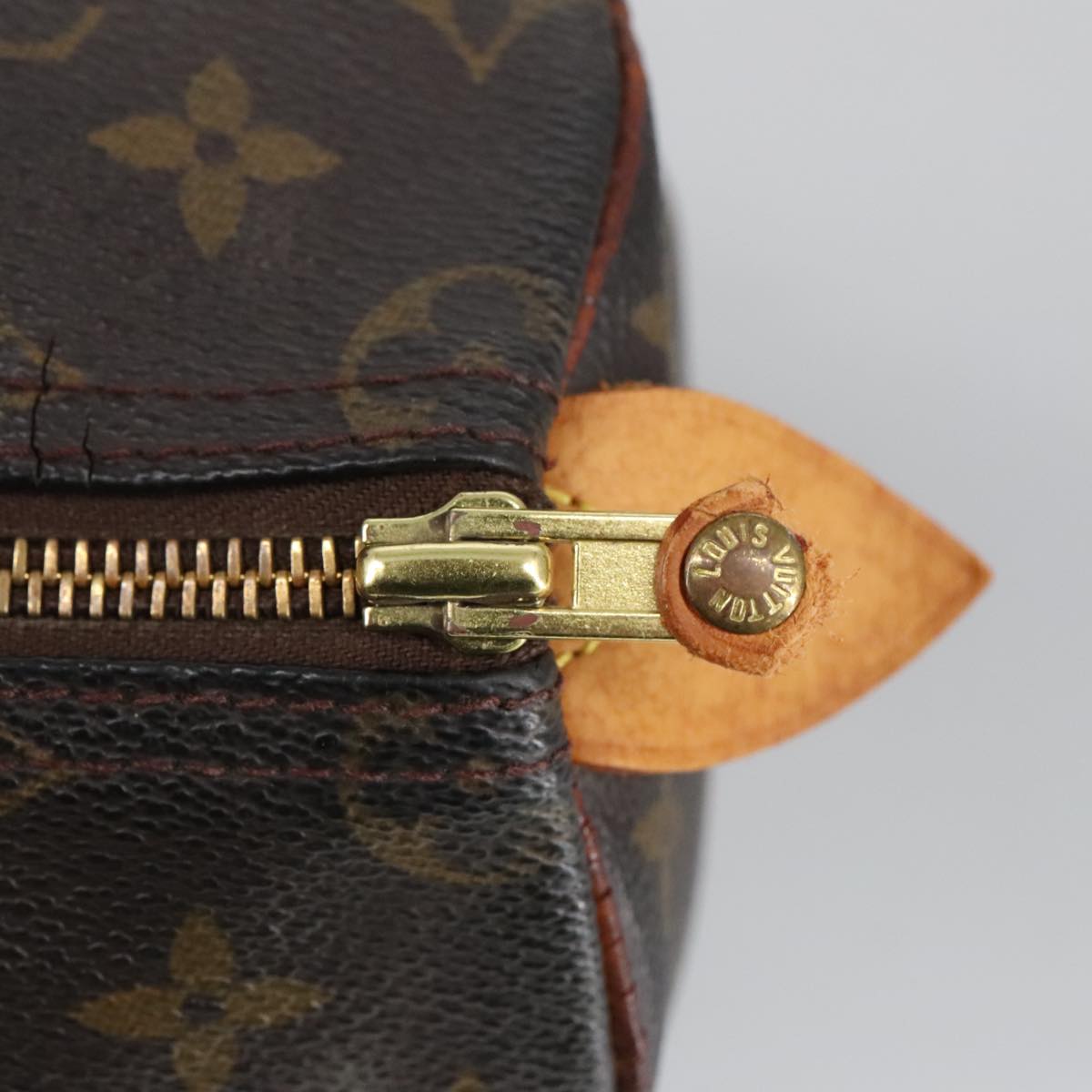 LOUIS VUITTON Monogram Speedy 25 Hand Bag M41528 LV Auth 100444