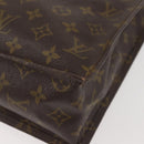 LOUIS VUITTON Monogram Sac Plat Hand Bag M51140 LV Auth 100449-12