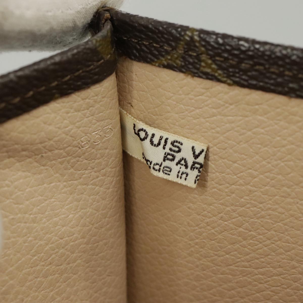 LOUIS VUITTON Monogram Sac Plat Hand Bag M51140 LV Auth 100449