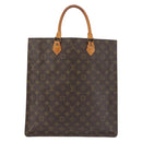 LOUIS VUITTON Monogram Sac Plat Hand Bag M51140 LV Auth 100449-3