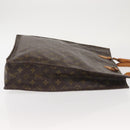 LOUIS VUITTON Monogram Sac Plat Hand Bag M51140 LV Auth 100449-4