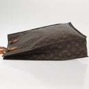 LOUIS VUITTON Monogram Sac Plat Hand Bag M51140 LV Auth 100449-5