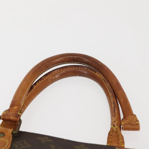 LOUIS VUITTON Monogram Sac Plat Hand Bag M51140 LV Auth 100449