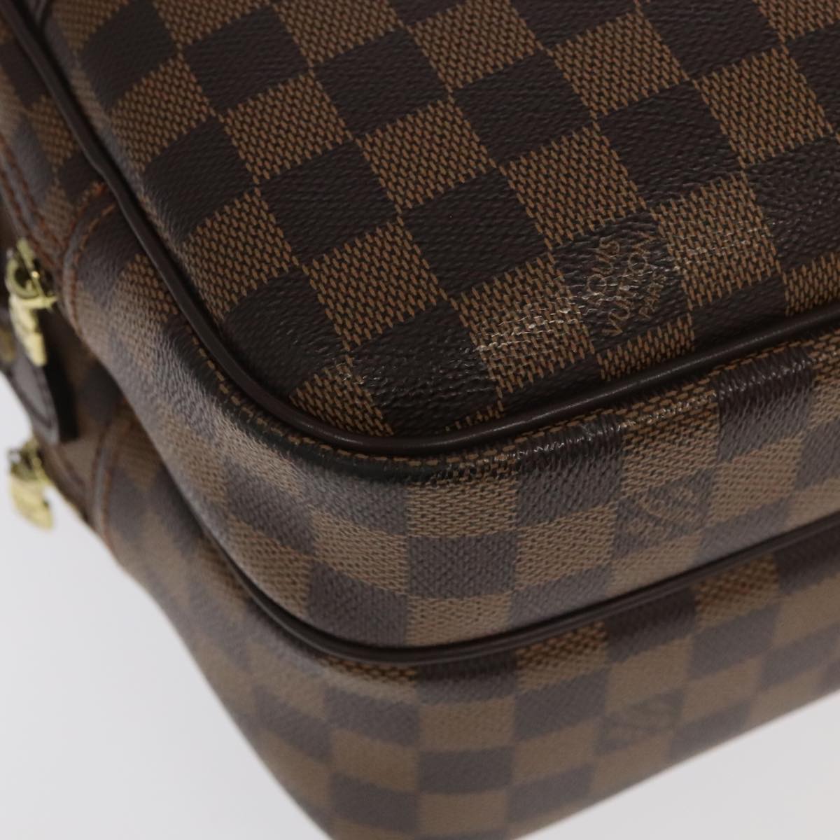 LOUIS VUITTON Damier Ebene Reporter PM Shoulder Bag N45253 LV Auth 100451