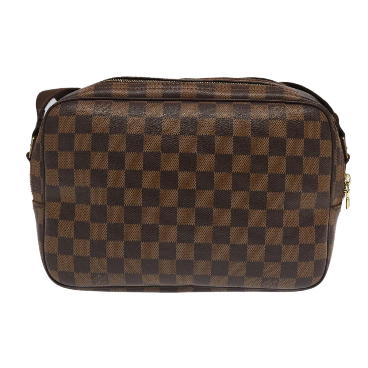 LOUIS VUITTON Damier Ebene Reporter PM Shoulder Bag N45253 LV Auth 100451