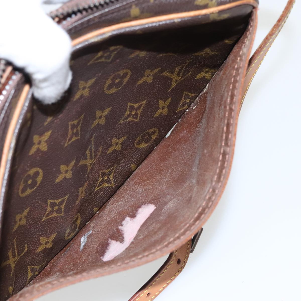 LOUIS VUITTON Monogram Jeune Fille MM Shoulder Bag M51226 LV Auth 100453