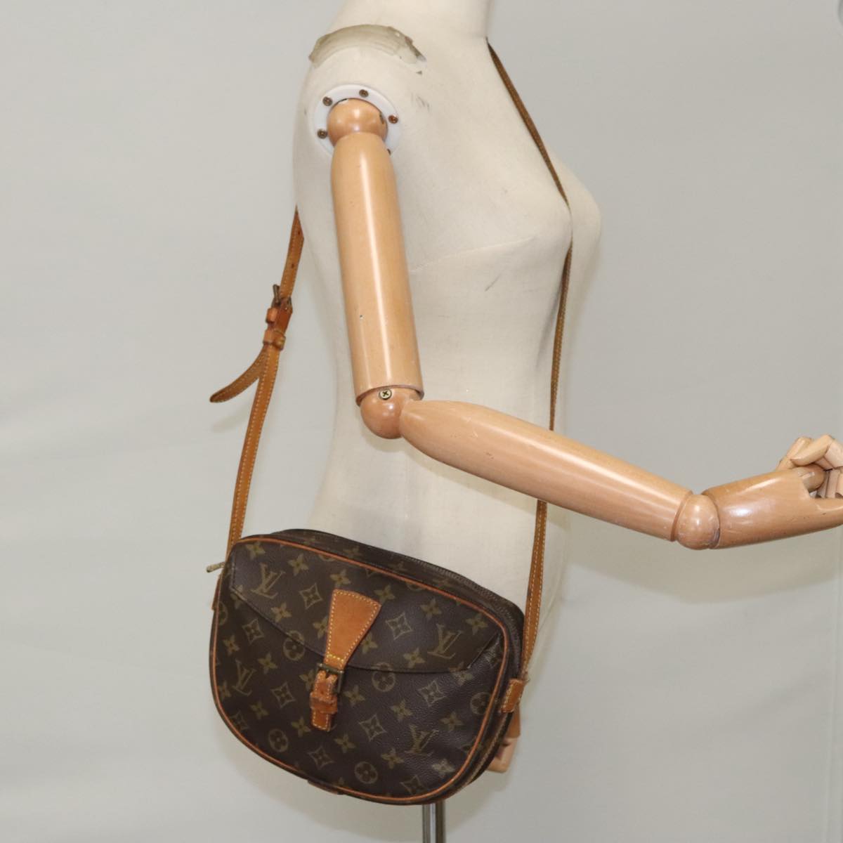 LOUIS VUITTON Monogram Jeune Fille MM Shoulder Bag M51226 LV Auth 100453