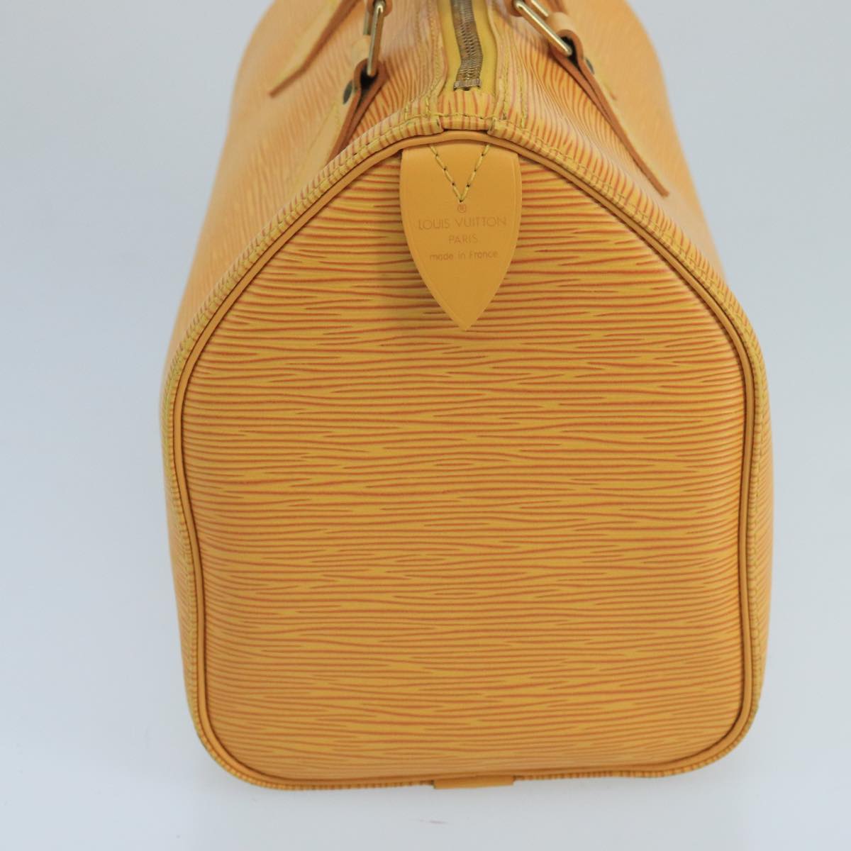 LOUIS VUITTON Epi Speedy 25 Hand Bag Tassili Yellow M43019 LV Auth 100454