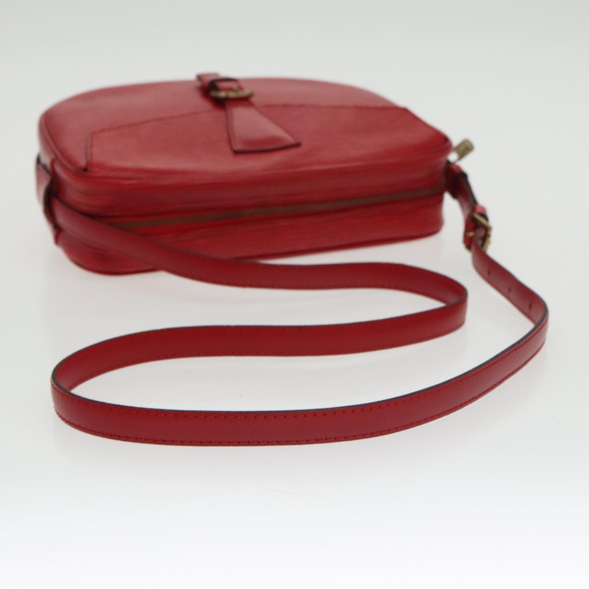 LOUIS VUITTON Epi Jeune Fille MM Shoulder Bag Red M52157 LV Auth 100462