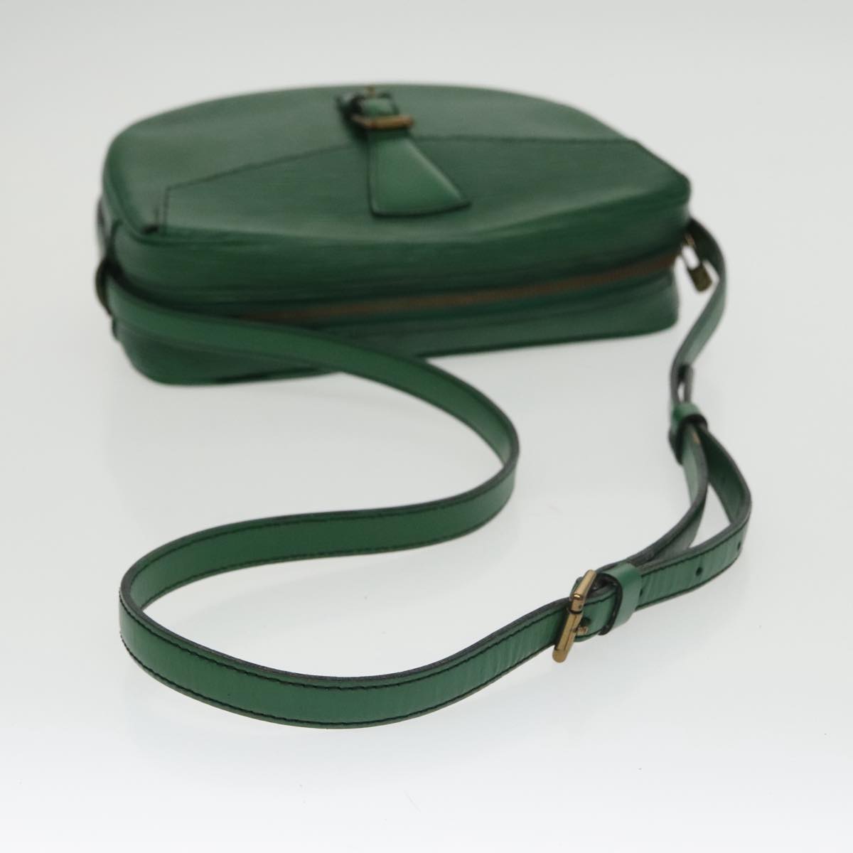 LOUIS VUITTON Epi Jeune Fille MM Shoulder Bag Green M52154 LV Auth 100463