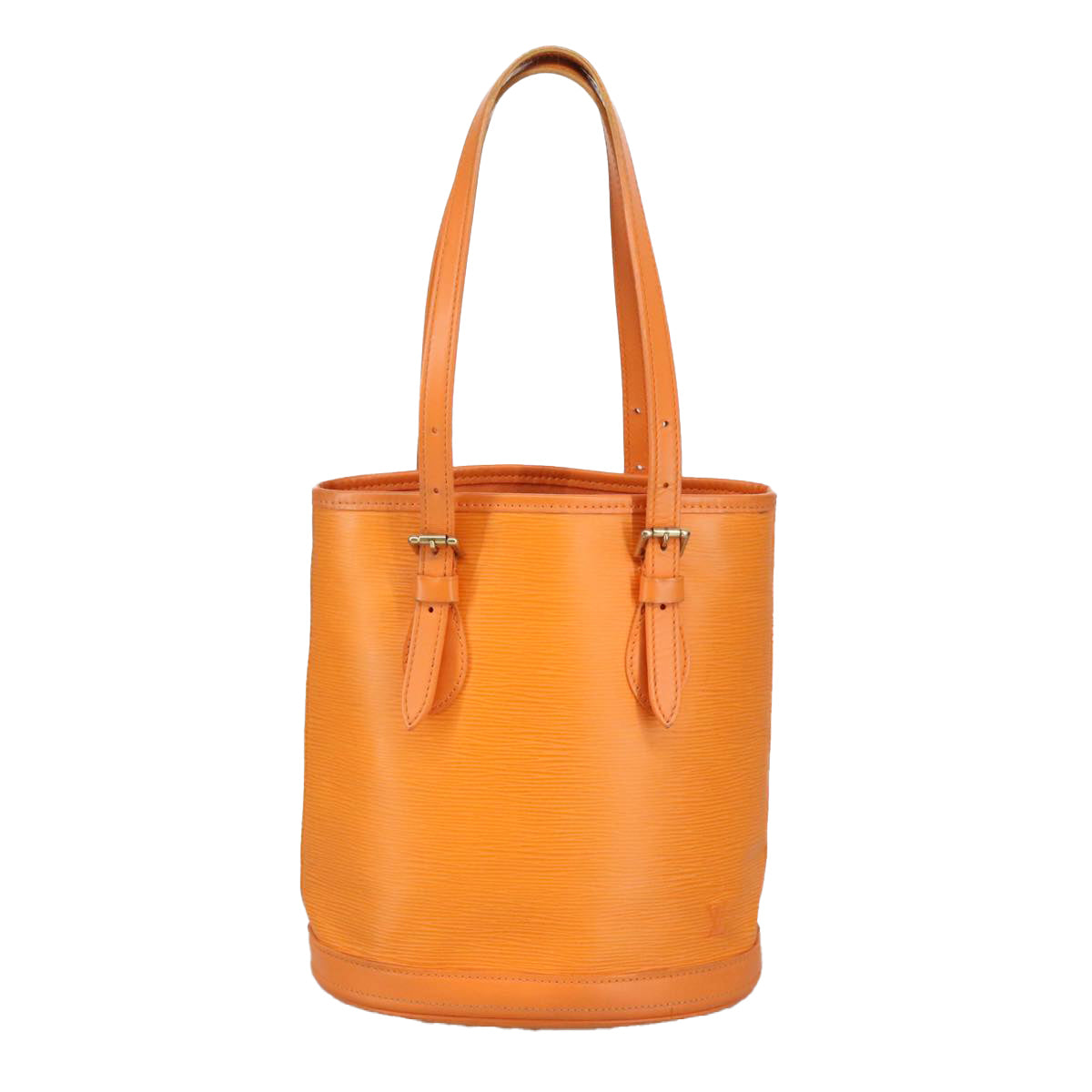 LOUIS VUITTON Epi Bucket PM Shoulder Bag Orange Mandarin M5899H LV Auth 100466 - 0