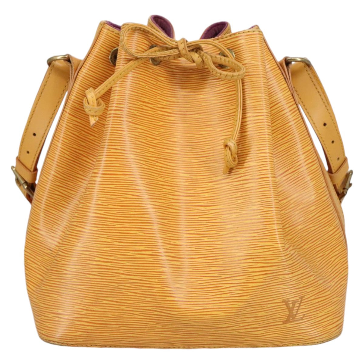 LOUIS VUITTON Epi Petit Noe Shoulder Bag Yellow M44102 LV Auth 100469 - 0