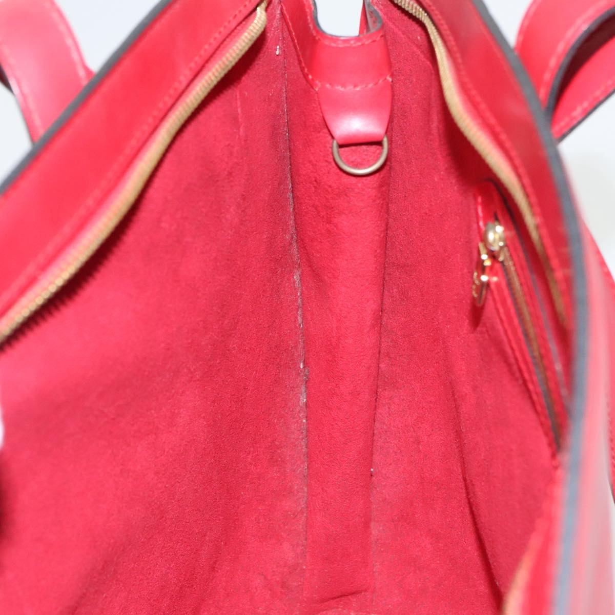 LOUIS VUITTON Epi Saint Jacques Shopping Shoulder Bag Red M52277 LV Auth 100471